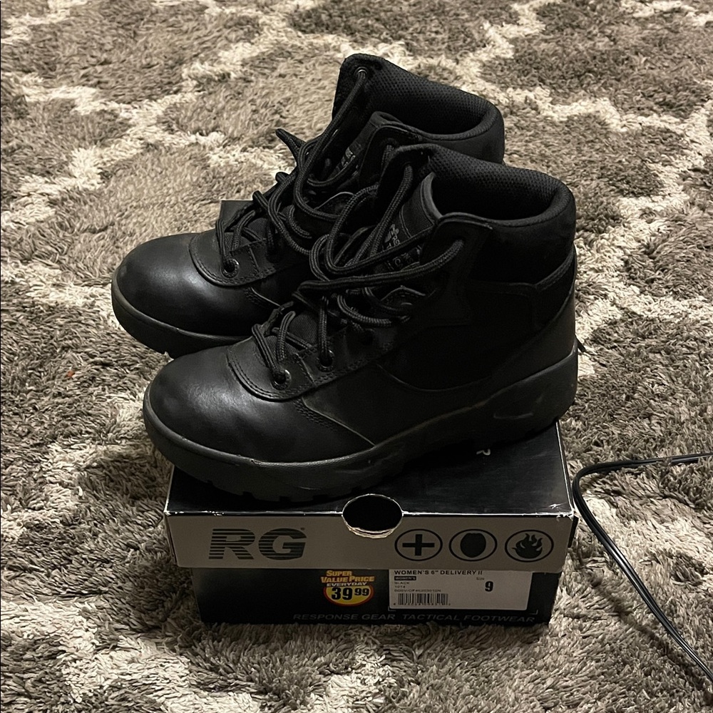 Black RG Tactical Boots